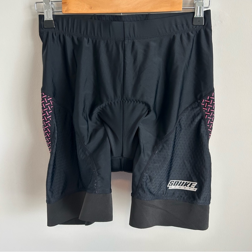 Souke Sports | Black Padded Bike Shorts Size Medium
